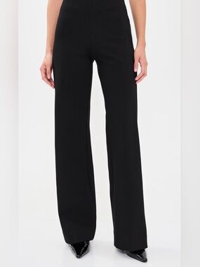 AYR Black High-Rise Wide-Leg Pants